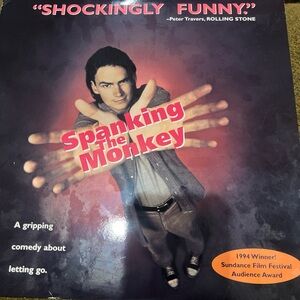 Sony Vinyl Record - Spanking The Monkey - Black and Red